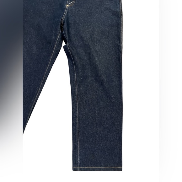 Vintage Y2K Phat Farm Baggy Wide Leg Jeans Dark Blue Like New - Picture 3 of 9